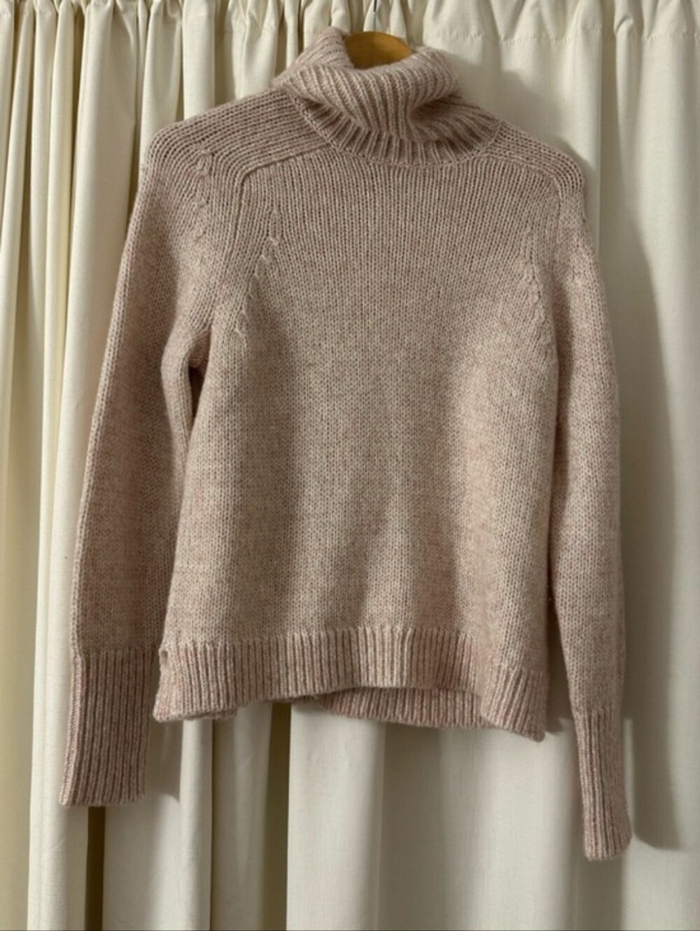 J. Crew Marled Classic Wool Blend Turtleneck Sweater - Picture 2 of 6